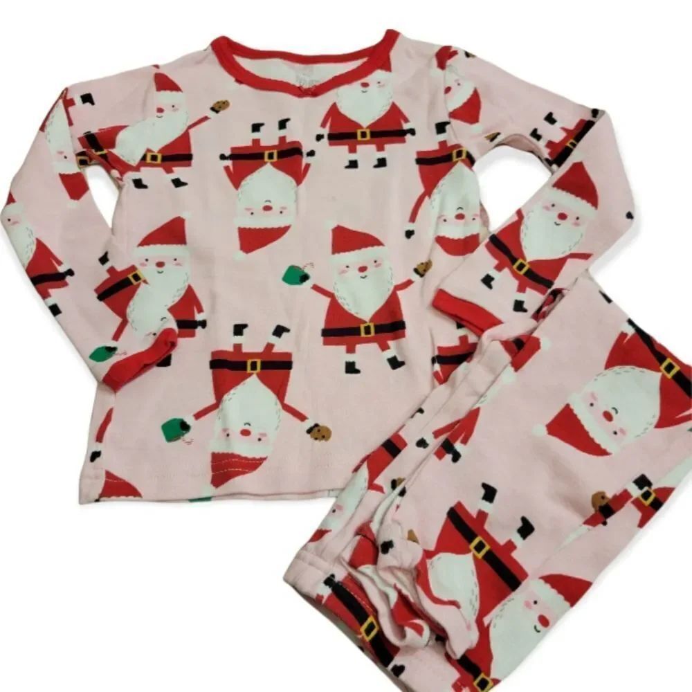 Carter's Santa Christmas pajamas 2T